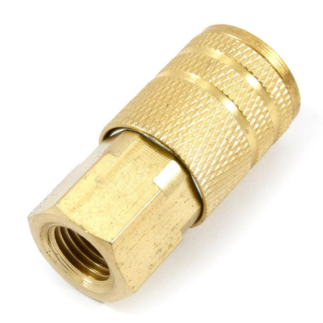 Forney Brass/Steel Air Coupler and Plug Set 1/4 in. 1/4 in. 5 pc