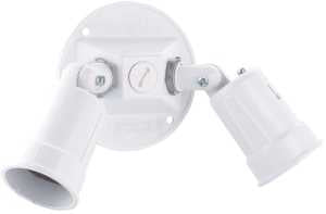 Hubbell 5625-6 Lamp Holder, Combination, Weatherproof, 3.336 in L x 8 in W x 4.125 in H Dimensions, 120 V, 75 to 150 W