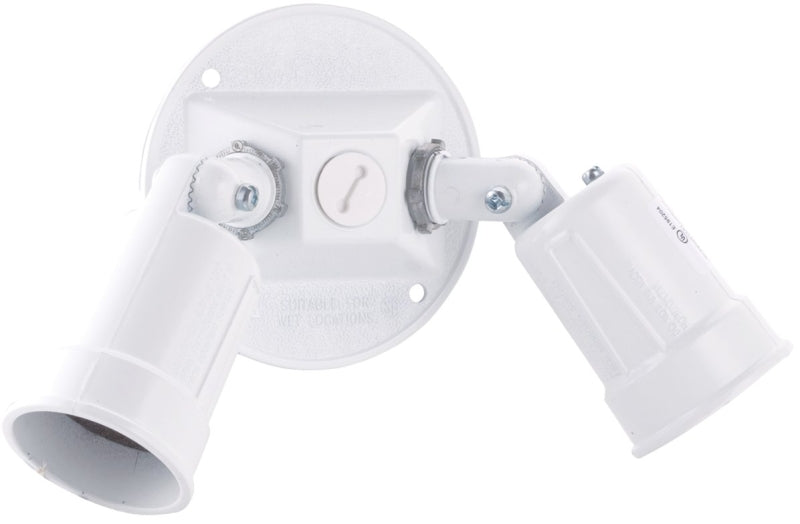 Hubbell 5625-6 Lamp Holder, Combination, Weatherproof, 3.336 in L x 8 in W x 4.125 in H Dimensions, 120 V, 75 to 150 W