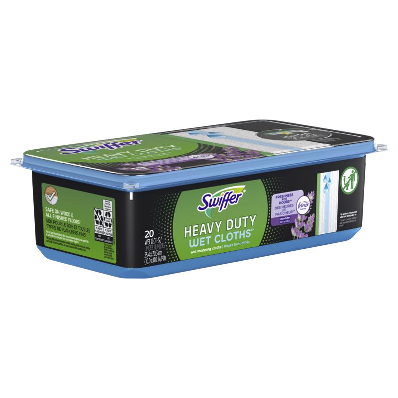 Swiffer Sweeper 5.4 in. Wet Microfiber Mop Refill Pad 20 pk