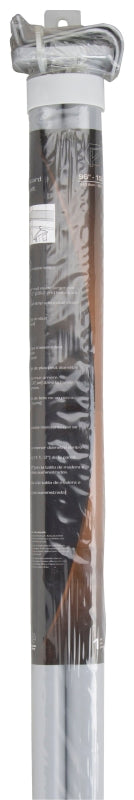 ProSource 21090ZCX-PS Adjustable Closet Rod, 96 to 150 in L, Steel, Silver