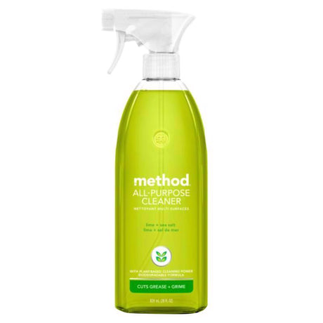 Method Lime and Sea Salt Scent All Purpose Cleaner Liquid 28 oz, Pack of 8