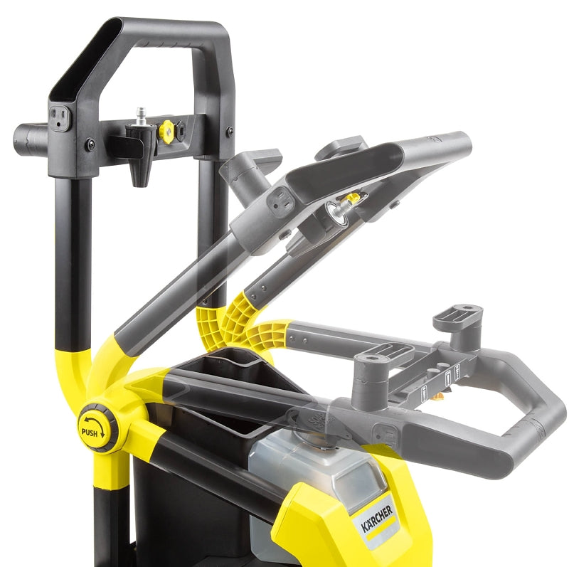 Karcher 1.106-210.0 Electric Pressure Washer, 1-Phase, 13 A, 120 V, 1900 psi Operating, 1.2 gpm, Turbo Nozzle, Black