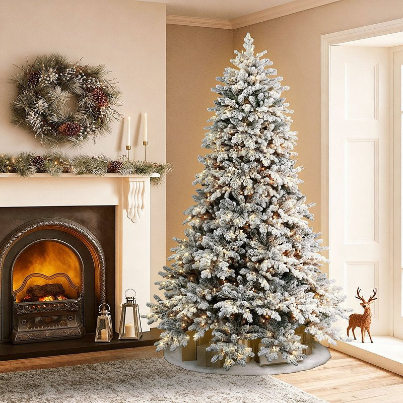 Hometown Holidays 301-RMDDF-75QC8 Pre-Lit Royal Majesty Christmas Tree, 7-1/2 ft H