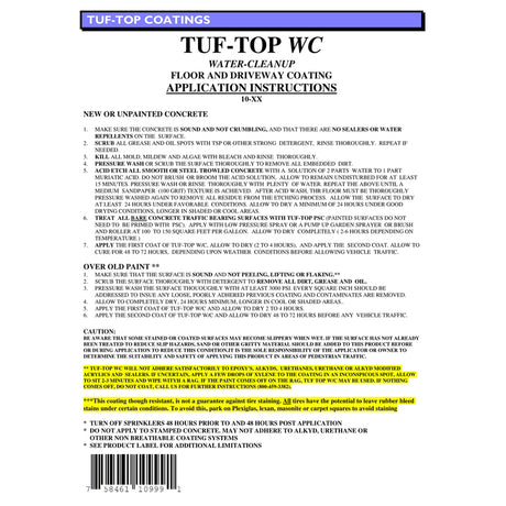 Tuf-Top Semi-Gloss Deep Tint Water-Based Acrylic Latex Floor & Driveway Coating 5 gal