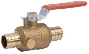 SharkBite 24613LFA Ball Valve, 3/4 in Connection, Brass Body