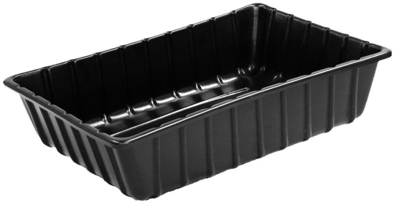 Maccourt ST3608 Super Tub, 23 gal Capacity, 36 in L, 24 in W, 8 in H, Polyethylene, Black, Rectangular