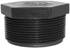 PLUG PIPE POLYPROPYLENE 1/2IN