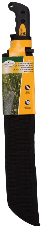 Landscapers Select JLO-006-N3L 18 in Blade, 23-1/2 in OAL, 18 in Blade, High Carbon Steel Blade, Rubber Handle