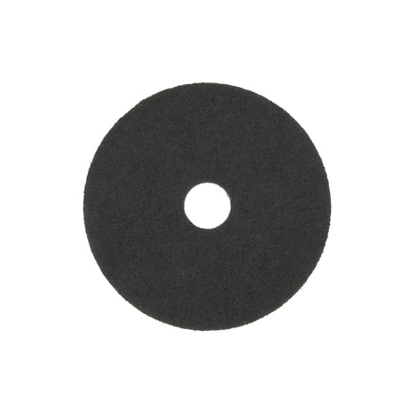 3M 17 in. D Non-Woven Natural/Polyester Fiber Floor Pad Disc Black, Pack of 5