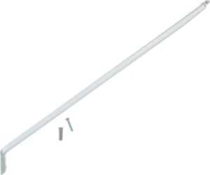 ClosetMaid 6606 Support Bracket, Steel, White, Includes: (2) Brackets, (2) Anchors, (2) #8 Pins