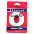 US Hardware P-597C Tub Faucet Escutcheon, 15/16 in Connection, Threaded, 3-1/2 in OD, Plastic, Chrome Plated