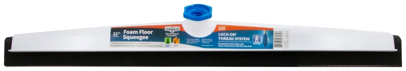 Unger Professional 975350 Floor Squeegee, 22 in Blade, Foam Rubber Blade
