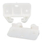 US Hardware WP-8813C Series Drawer Guide, For: 1-1/8 in Track, Plastic, White, Pack of 6