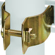 SuperStrut Z703 1 1/4-10 Pipe Clamp, Galvanized, Steel, Gold