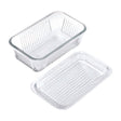 Lifetime Clear Glass Multi Function Butter Dish 1 pk, Pack of 4
