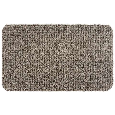GrassWorx Clean Machine 24 in. W X 36 in. L Taupe Flair Astroturf Door Mat