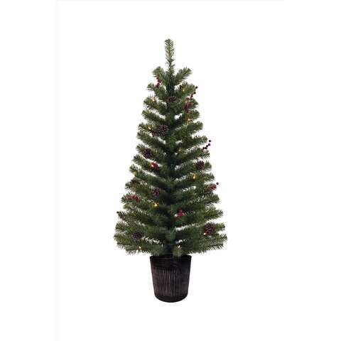 Celebrations 4 ft. Full LED 35 ct Nothern Pine Prelit Color Changing Christmas Tree