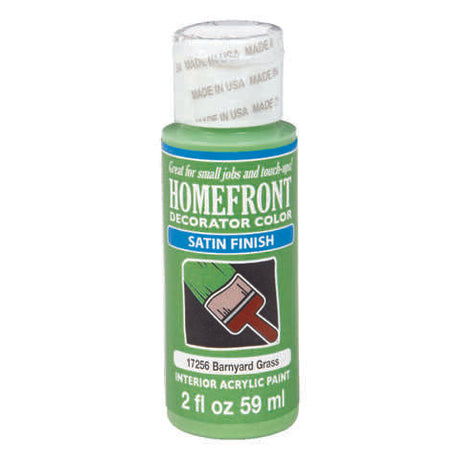Homefront Satin Barnyard Grass Hobby Paint 2 oz, Pack of 3