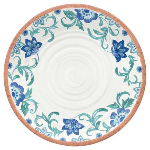 TarHong Multicolored Melamine Artisan Dinner Plate 1 each