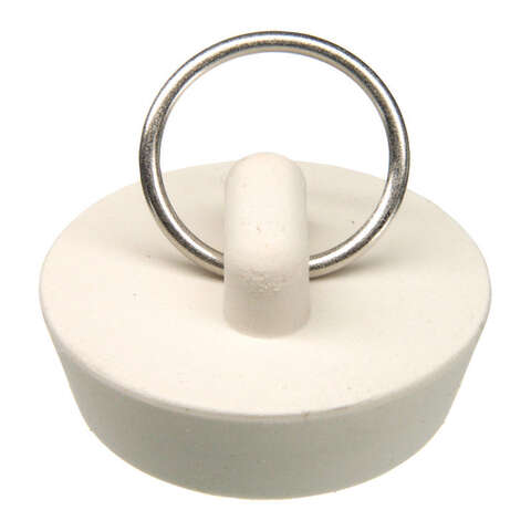Danco 1-1/4 in. White Rubber Sink Stopper, Pack of 5