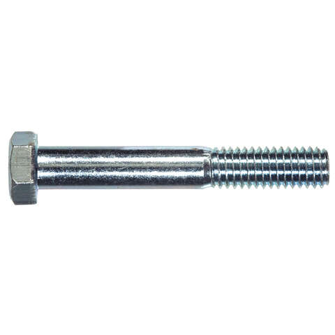HILLMAN 7/16 in. D X 5 in. L Zinc Plated Steel Hex Bolt 25 pk