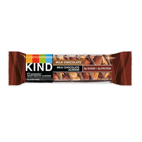 KIND Milk Chocolate Almond Snack Bar 1.4 oz, Pack of 12
