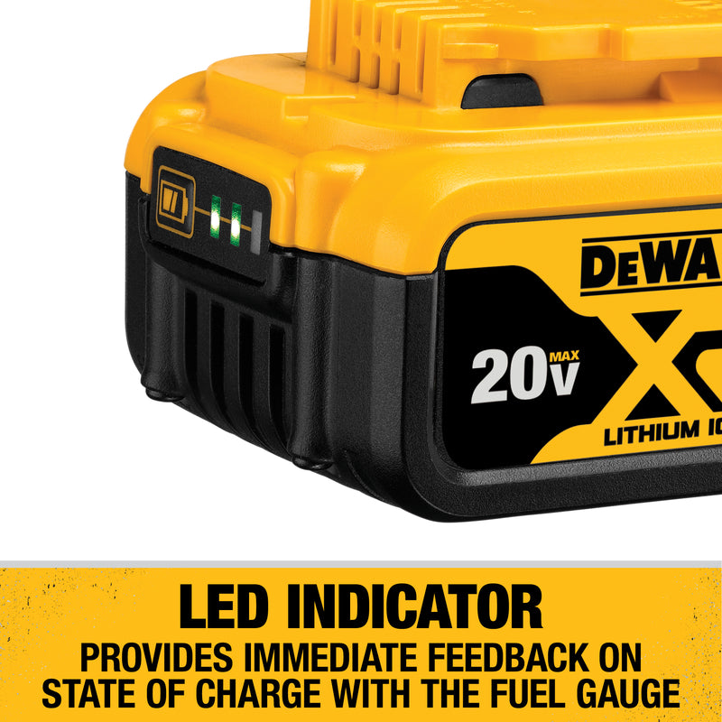DeWalt 20V MAX DCB205-2CK 5 Ah Lithium-Ion Battery and Charger Starter Kit 4 pc