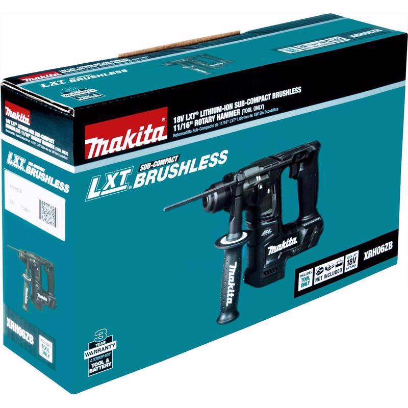 Makita 18V LXT 11/16 in. Cordless SDS-Plus Rotary Hammer Drill Tool Only