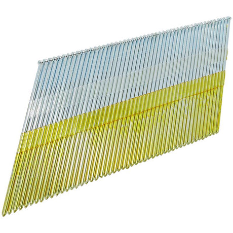 Grip-Rite 2-1/2 in. L X 15 Ga. Angled Strip Electro Galvanized Finish Nails 34 deg 4000 pk