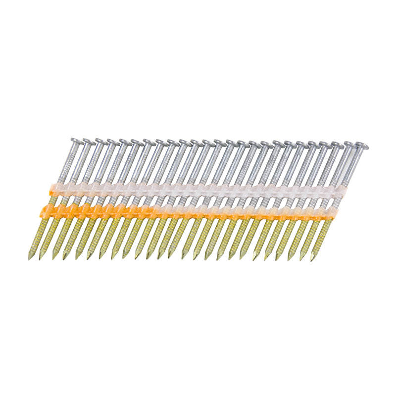 Metabo HPT 2-3/8 in. L Plastic Strip Bright Framing Nails 21 deg 2000 pk