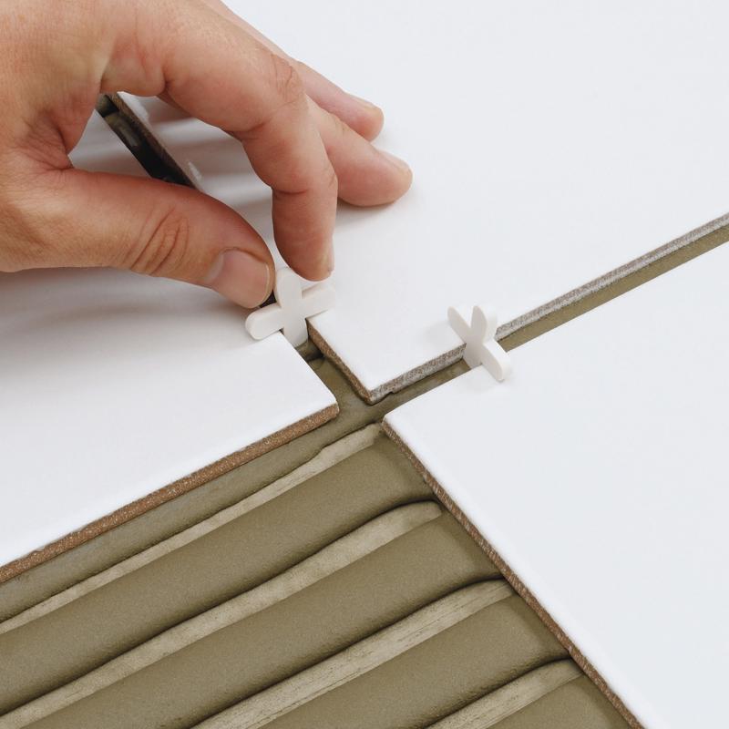 QEP .9 in. H X 0.9 in. W X .12 in. L Plastic Tile Spacer 200 pc