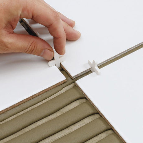 QEP .9 in. H X 0.9 in. W X .12 in. L Plastic Tile Spacer 200 pc