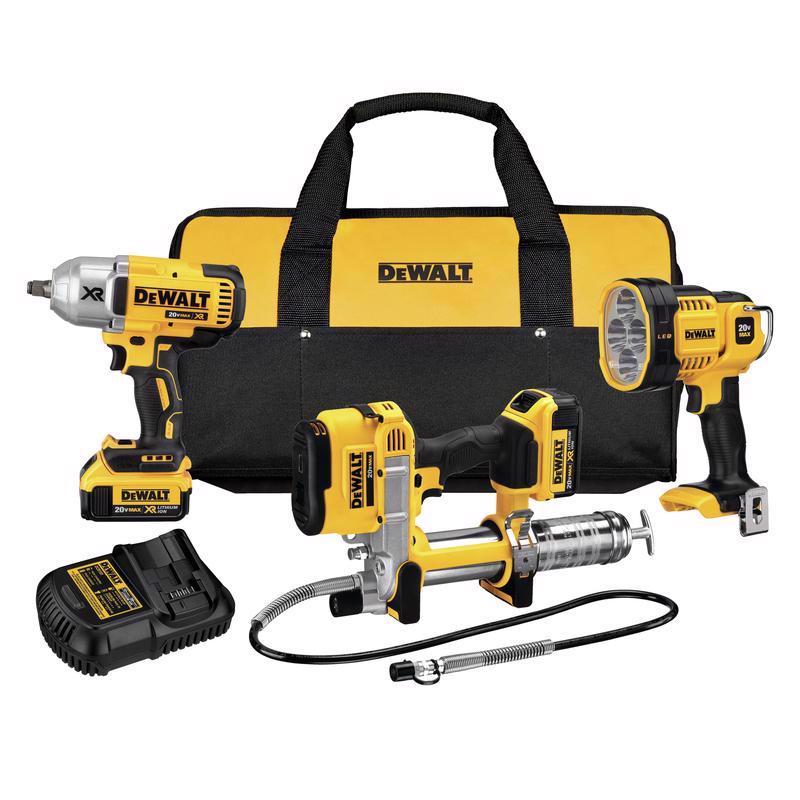 DeWalt 20V MAX XR Cordless Brushless 3 Tool Combo Kit