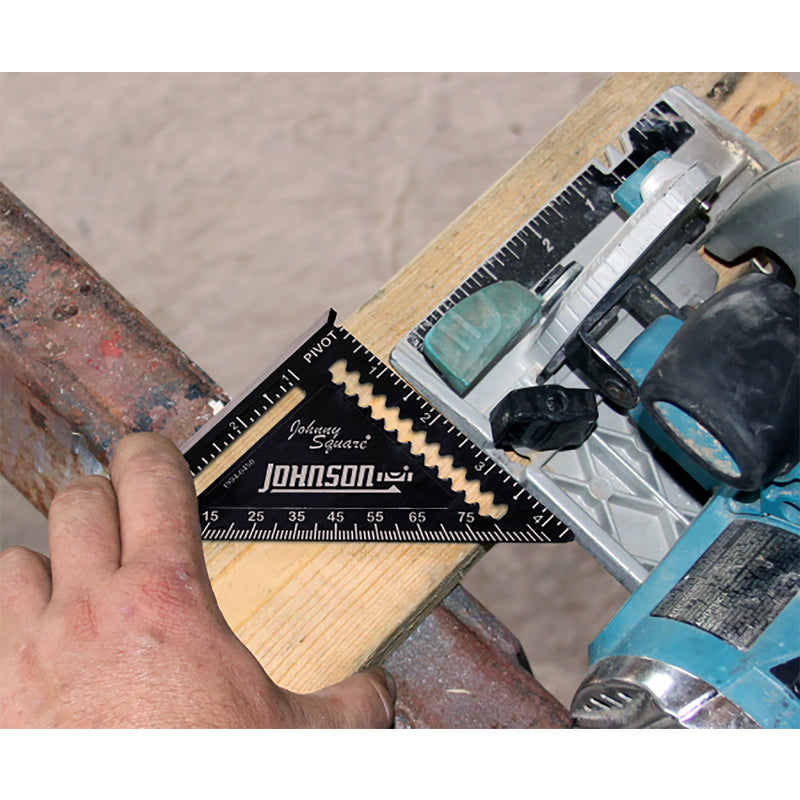 Johnson Johnny Square 4-1/2 in. L Aluminum Professional Easy-Read Finish Square