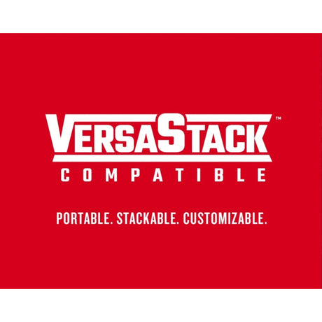 Craftsman VERSASTACK 17 in. Deep Tool Box 1357 cu in Black/Red
