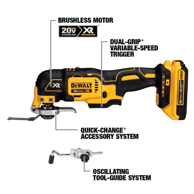 DeWalt 20V MAX Cordless Brushed 9 Tool Combo Kit