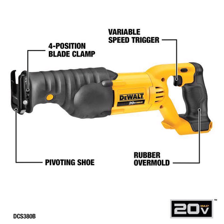 DeWalt 20V MAX Cordless Brushed 5 Tool Combo Kit