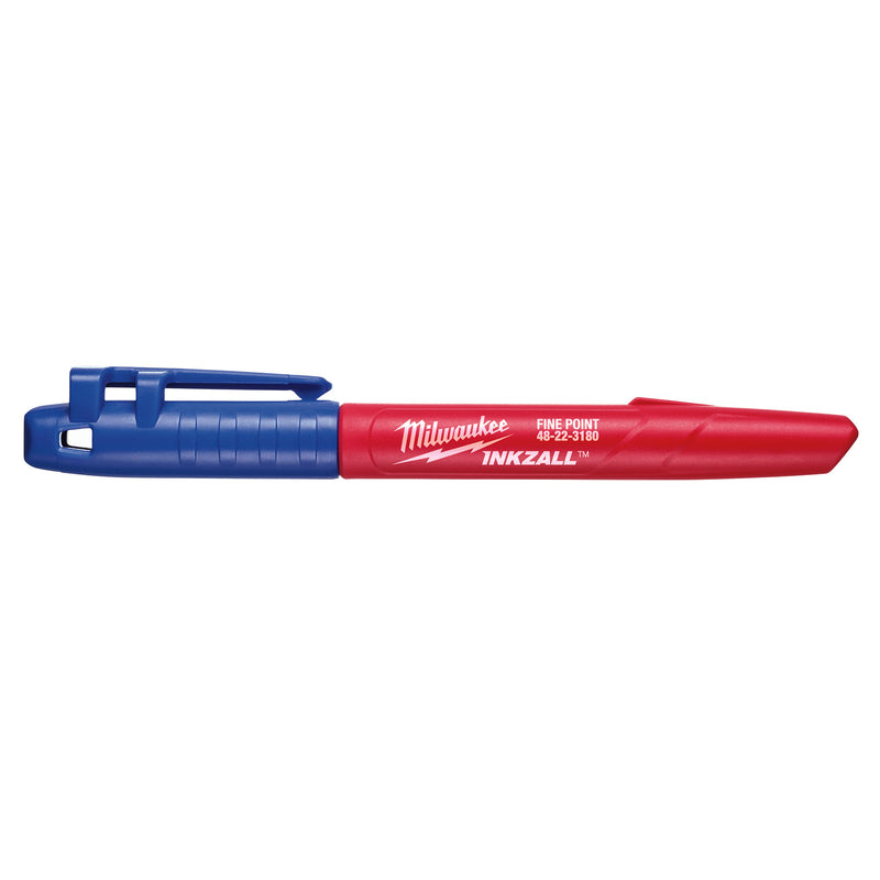 Milwaukee INKZALL Blue Fine Tip Permanent Marker 1 pk
