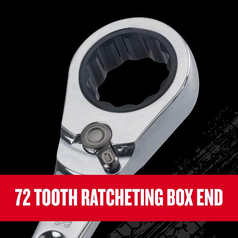 Craftsman V-Series SAE Reversible Ratcheting Combination Wrench Set 8 pc