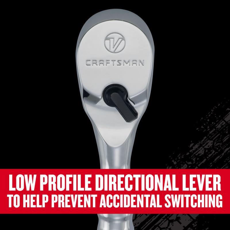 Craftsman V-Series 3/8 in. drive Stubby Ratchet 96 teeth