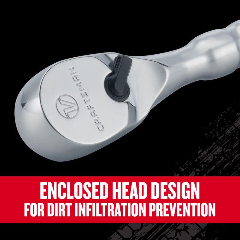 Craftsman V-Series 3/8 in. drive Stubby Ratchet 96 teeth