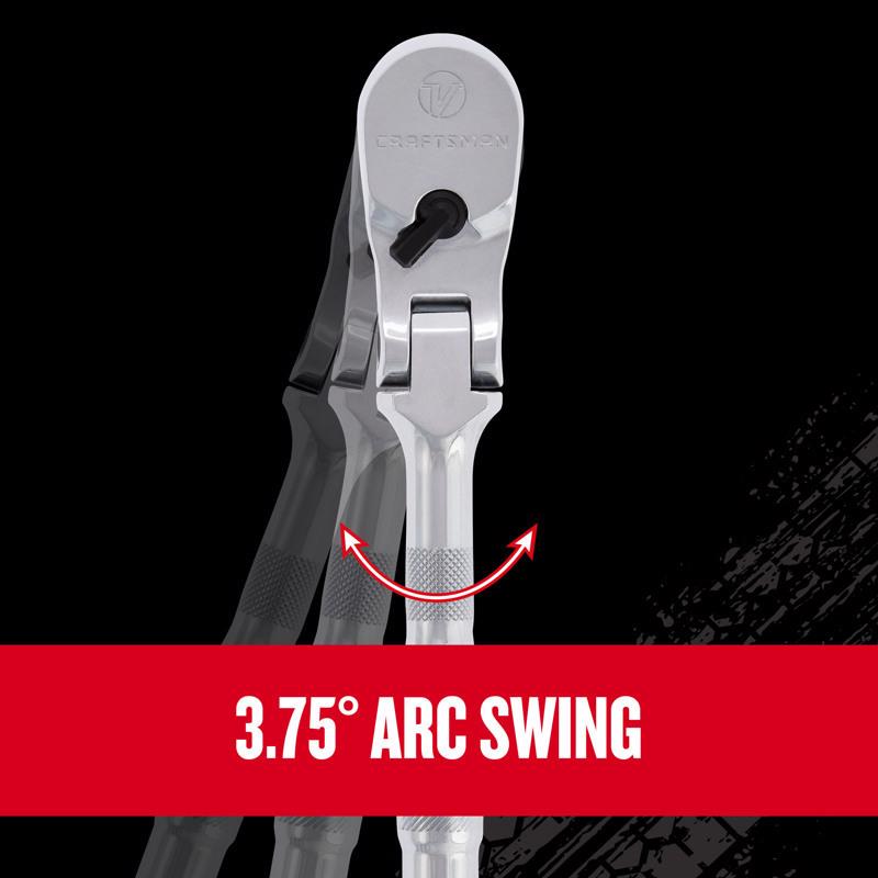 Craftsman V-Series 1/2 in. drive Flex Head Ratchet 96 teeth