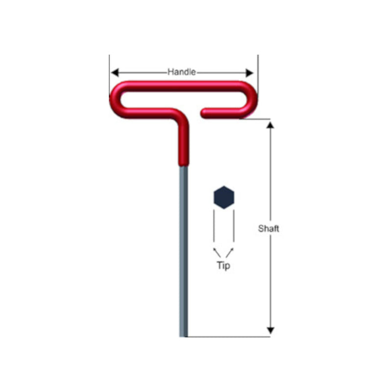 Eklind Short Series Hex-L 7/8 in. SAE Short Arm Hex L-Key 1 pc