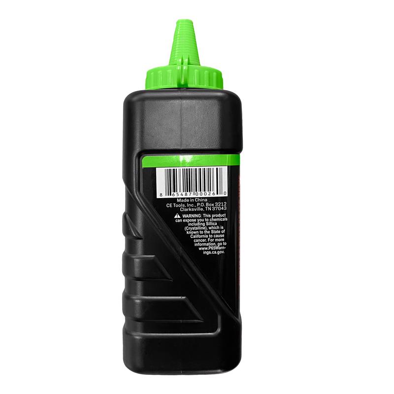 CE Tools 10 oz Standard Extreme Visibility Marking Chalk Fluorescent Green 1 pk