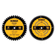 DeWalt 10 in. D X 5/8 in. Carbide Tipped Circular Saw Blade 40/60 teeth 2 pk