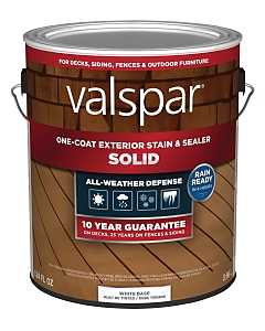 STAIN&SEALER SOLID WHT BASE 1G, Pack of 4