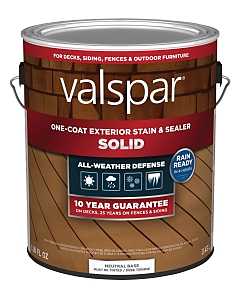 STAIN&SEALER SOLID NEUT BS 1GA, Pack of 4