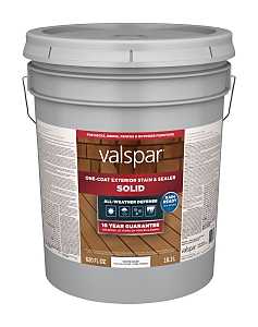 STAIN&SEALER SOLID WHT BASE 5G