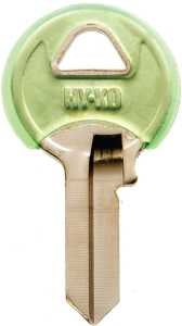 Hy-Ko 13005M1PDM Key Blank, Brass, Nickel, For: Master Cabinet, House Locks and Padlocks, M1PDM Key Number, Pack of 5